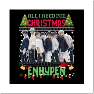 All I Need For Christmas Is ENHYPEN Posters and Art